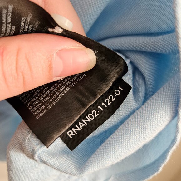 Volcom Men's XXL Light Blue Cotton Button Up Shirt Short Sleeve Modern Fit - Picture 8 of 12